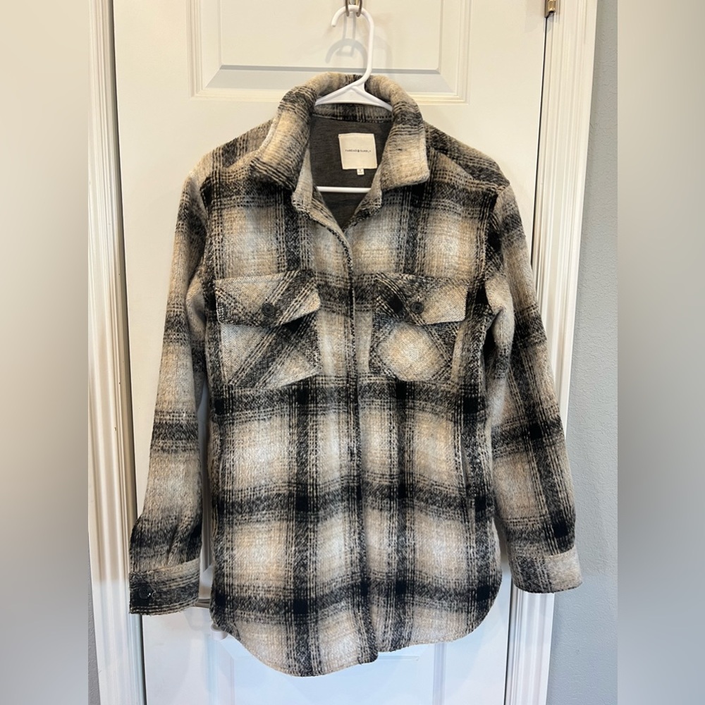 Thread & Supply Plaid Shirt Jacket